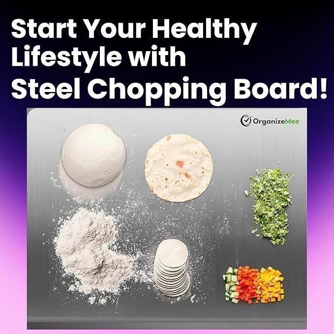 ShopLush Stainless Steel Chopping Board
