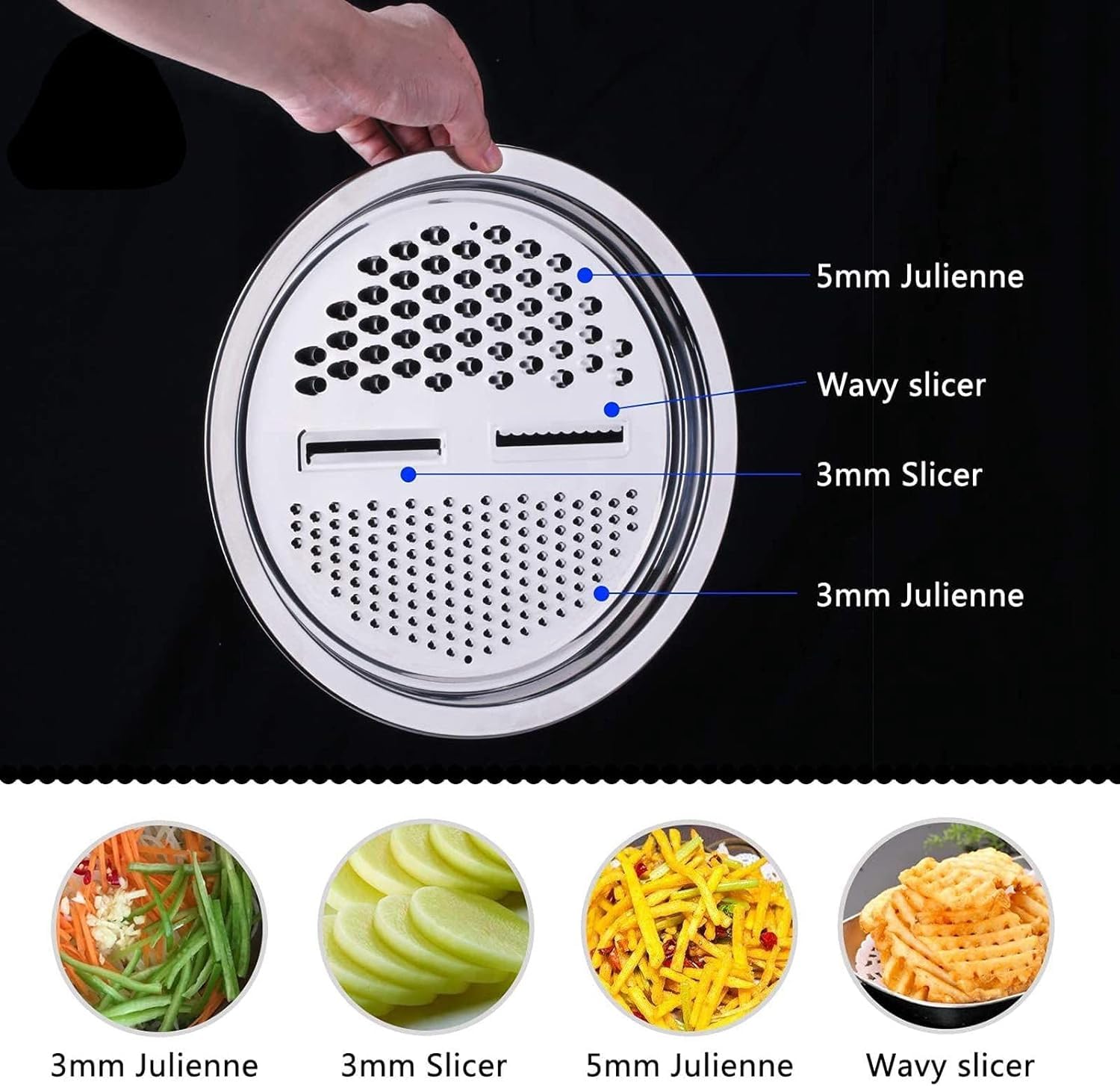 Multipurpose Strainer Drainer Cutter Colander