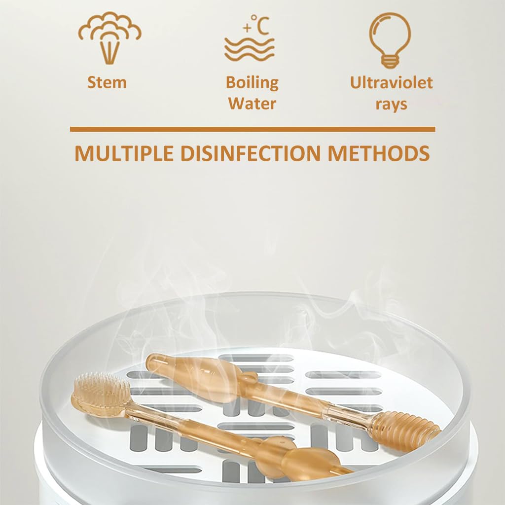 ShopLush 2-in-1 Baby Silicone Toothbrush & Tongue Cleaner